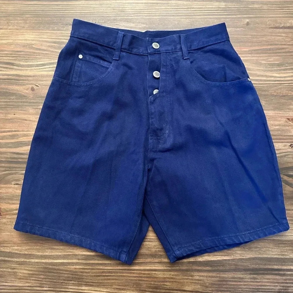 Gitano High Waist Navy Blue Shorts
